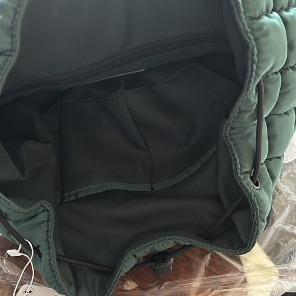 NWT Free People Movement | Quilted Hiker Backpack In Teal/Turquoise - Picture 10 of 16